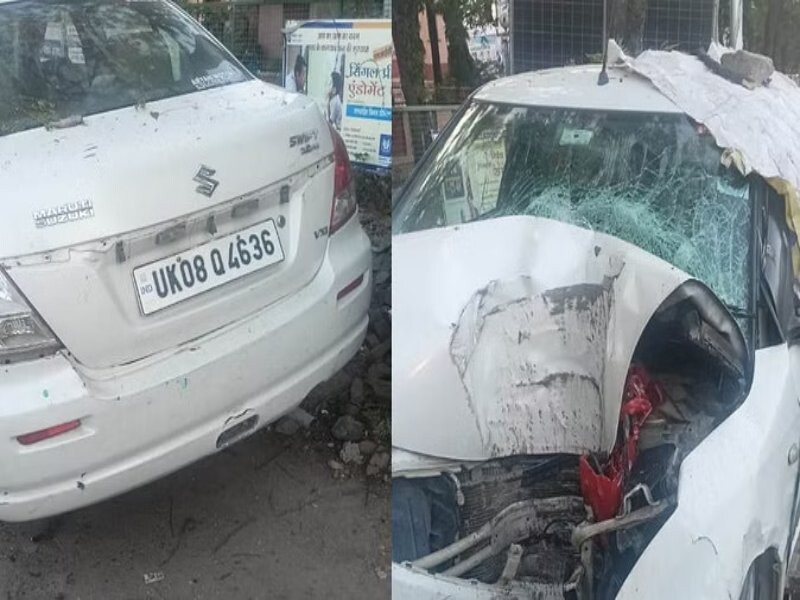 Dehradun : एलआईसी मंडी के पास पेड़ से टकराकर कार दुर्घटनाग्रस्त, हादसे में दो लोगों की मौत