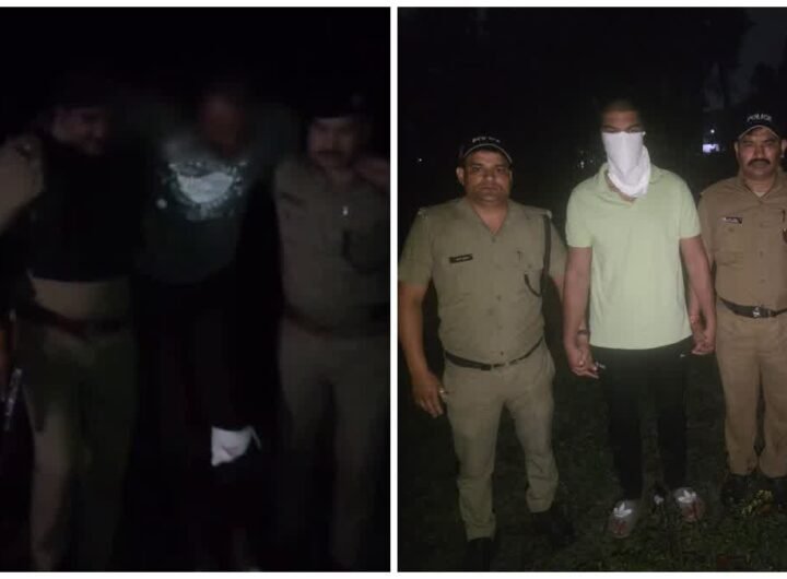 रिटायर्ड ब्रिगेडियर मुकेश जोशी हत्या केस,दो फरार आरोपी मुठभेड़ के बाद गिरफ्तार